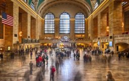 Image of New York Central Station, a bustling location where people are driven by the knowledge that they can achieve anything